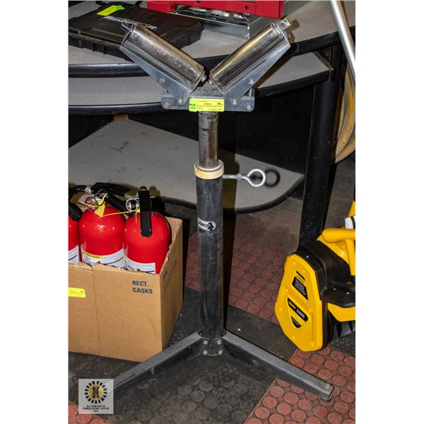 PIPE STAND WITH ROLLERS LIGHT INDUSTRIAL