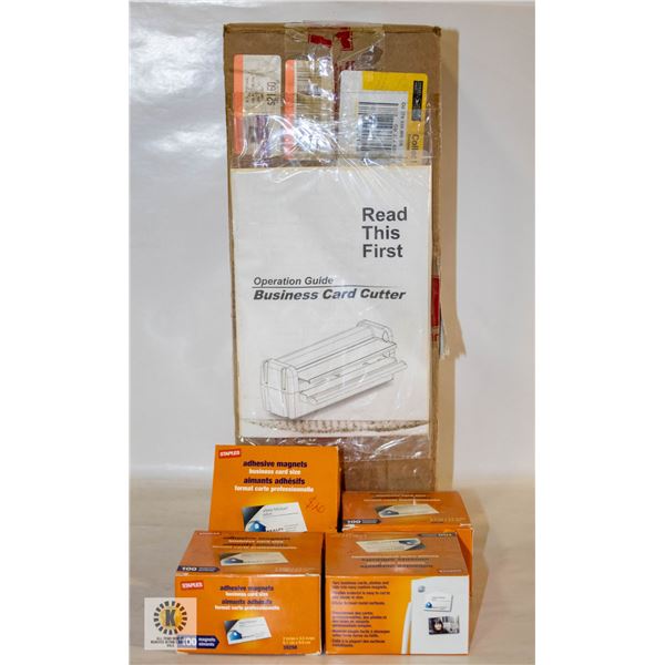 4 X BOXES ADHESIVE MAGNETS APPROX 350 W/ CARD