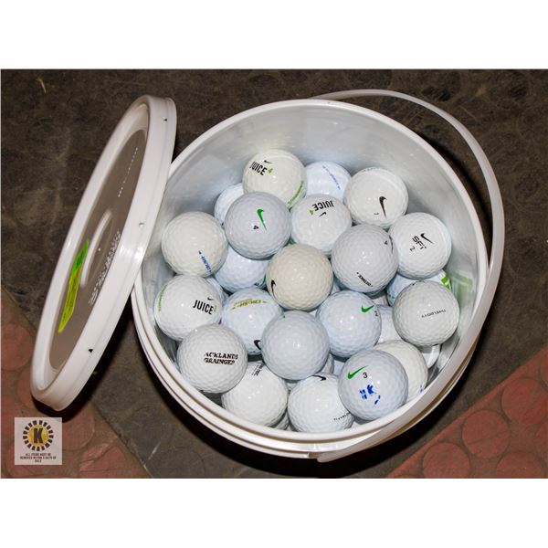 BUCKET NIKE RECLAIMED GOLF BALLS 5DZ