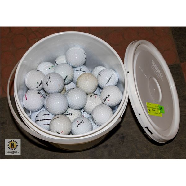 BUCKET SRIXON RECLAIMED GOLF BALLS 5DZ