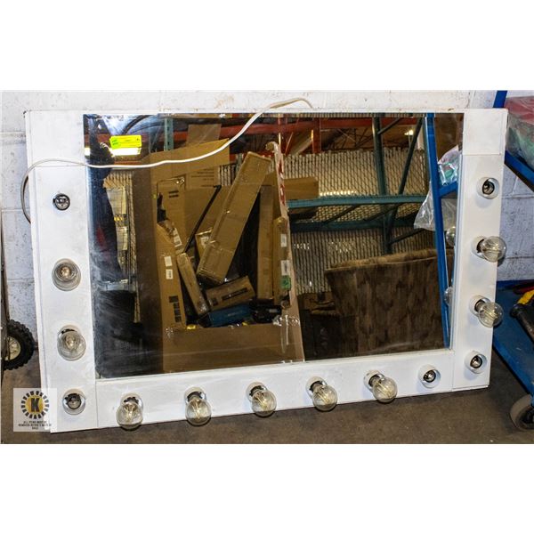 LARGE MOVIE STAR STYLE VANITY MIRROR