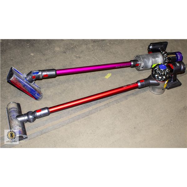 LOT OF DYSON HANDHELD VACUUMS