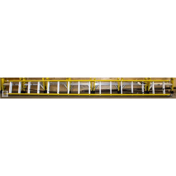 BRAND NEW FEATHERLITE EXTENSION LADDER 16/30FT