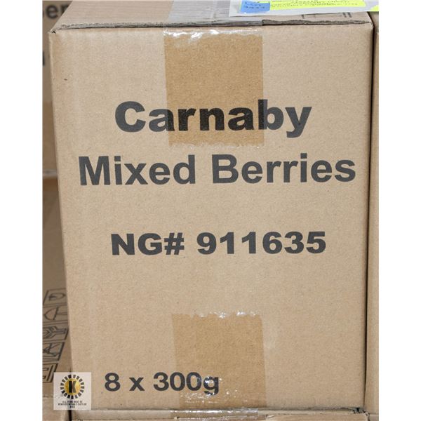 NEW CASE OF CARNABY MIXED BERRIES GUMMY CANDIES