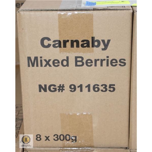 NEW CASE OF CARNABY MIXED BERRIES GUMMY CANDIES