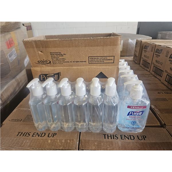 NEW CASE OF 12 PURELL HAND SANITIZERS 8 FL OZ