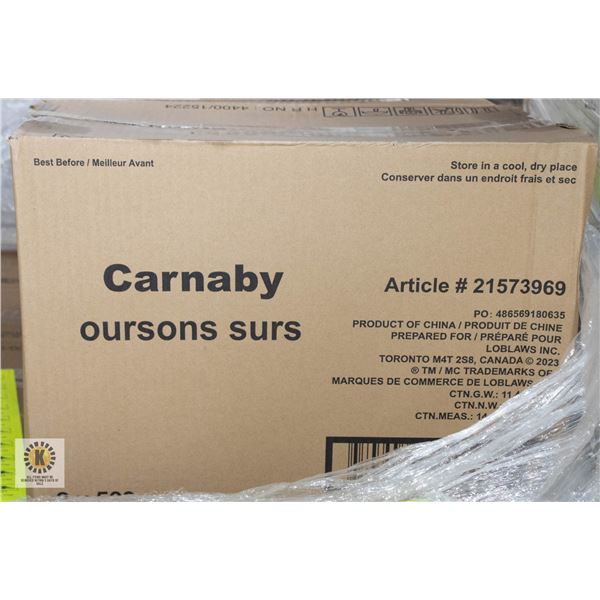 NEW CASE OF CARNABY SWEET PUCKER PALS SOUR CANDY