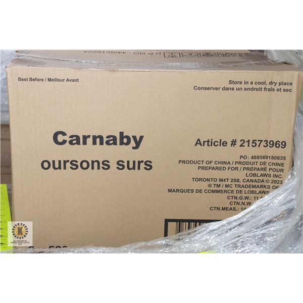 NEW CASE OF CARNABY SWEET PUCKER PALS SOUR CANDY