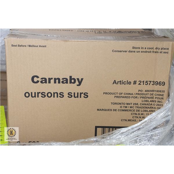 NEW CASE OF CARNABY SWEET PUCKER PALS SOUR CANDY