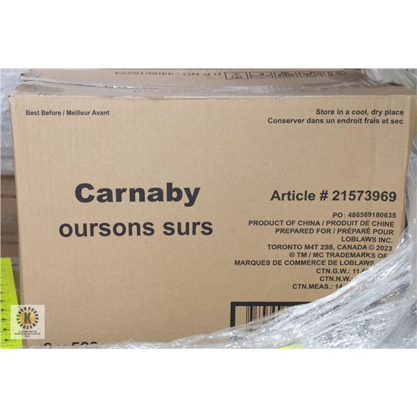 NEW CASE OF CARNABY SWEET PUCKER PALS SOUR CANDY