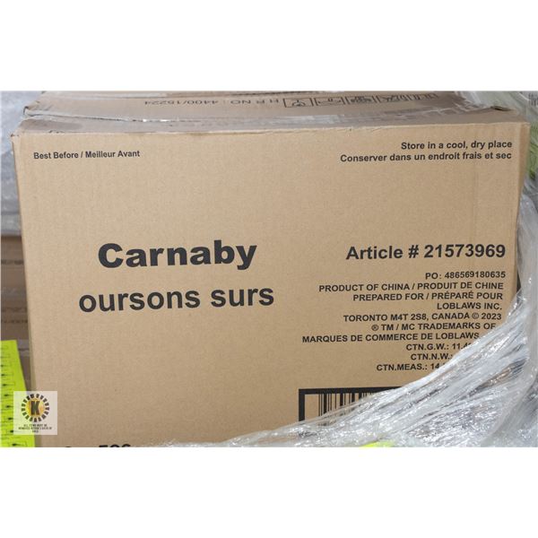 NEW CASE OF CARNABY SWEET PUCKER PALS SOUR CANDY