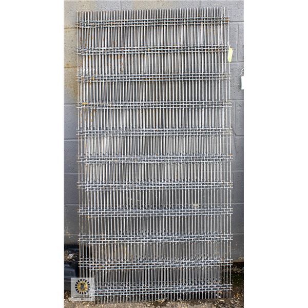 SET OF THREE 60" X 30" HIGH CARBON STEEL SCREENS