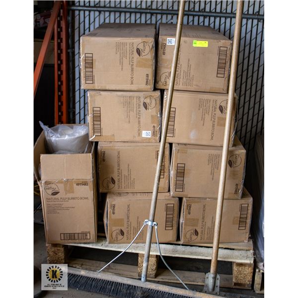 PALLET OF BURRITO BOWLS - DISPOSABLE RESTAURANT