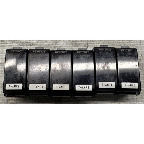 Lot of (6) Keyence #FT-50AP Sensors