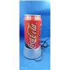 Image 2 : Vintage Coca Cola giant tin can lamp, tested 12" tall