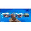Image 3 : Very unique folk art ships in light bulb on stand