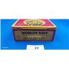 Image 3 : Vintage World's Navy smoking tobacco tin, 7" x 7" x 3"