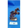 Image 1 : 1950s copper finish horse table lighter made in Japan