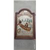 Image 1 : 3D Gone Fishing wood sign 28"x18"