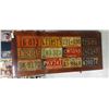 Image 1 : Beautiful lacquered license plate table top, 53"x23.5" Very heavy