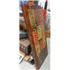 Image 2 : Beautiful lacquered license plate table top, 53"x23.5" Very heavy