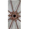 Image 2 : Pair of vintage steel wagon wheels 25" diameter