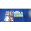 Image 2 : Collectibles lot, Molson Canadian lighter, Prince Albert tin, Chevron matches, etc.