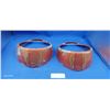Image 2 : Pair of vintage hot rod head lamp bezels