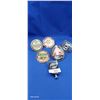 Image 2 : 6 Bar tap badges, including Kimberly Classic, High Gate, Williams Ale, Labatts, Wadworth, 6x and Old
