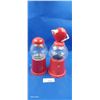 Image 2 : Lot of 2 gumball machines 11" & 9"