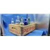 Image 2 : Wooden Pepsi Cola crate with 11 bottles
