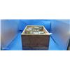Image 1 : Wooden Dupont crate with 10 mason jars