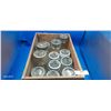 Image 2 : Wooden Dupont crate with 10 mason jars