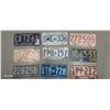Image 1 : Lot of 9 Canadian license plates
