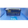 Image 1 : Vintage volume control kit metal box 14.5"x7"x4" w/plastic money orders plaque
