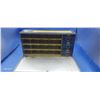 Image 2 : Vintage volume control kit metal box 14.5"x7"x4" w/plastic money orders plaque