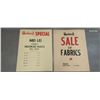 Image 2 : 2 cardboard advertisements, Woodwards 28"x24"