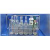 Image 1 : Metal bottle carrier with 12 vintage bottles