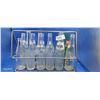 Image 2 : Metal bottle carrier with 12 vintage bottles