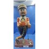 Image 1 : Vintage wooden golfer statue with club 20" tall