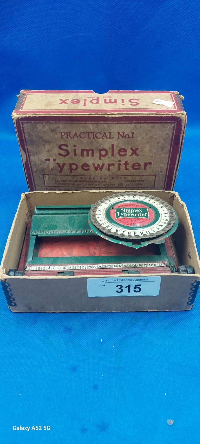 Vintage Simplex typewriter 7