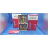 Image 1 : Pair of large Coca Cola tins filled with glasses 10" x 5" x3"