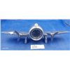 Image 1 : Decorative art deco plane clock 14"