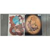 Image 1 : 2 painted canvases