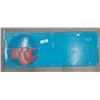 Image 1 : Metal Royal Crown Cola sign 32"x12", original