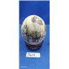 Image 2 : Hand painted ostrich egg on beautiful stand
