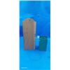 Image 2 : 2 vintage cigarette paper dispensers, one wood, one metal