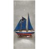 Image 1 : Vintage ship's model T.S. Eendraoht 25"x20"