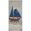 Image 2 : Vintage ship's model T.S. Eendraoht 25"x20"