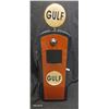 Image 1 : Decorator metal gas pump, Gulf, 24" tall